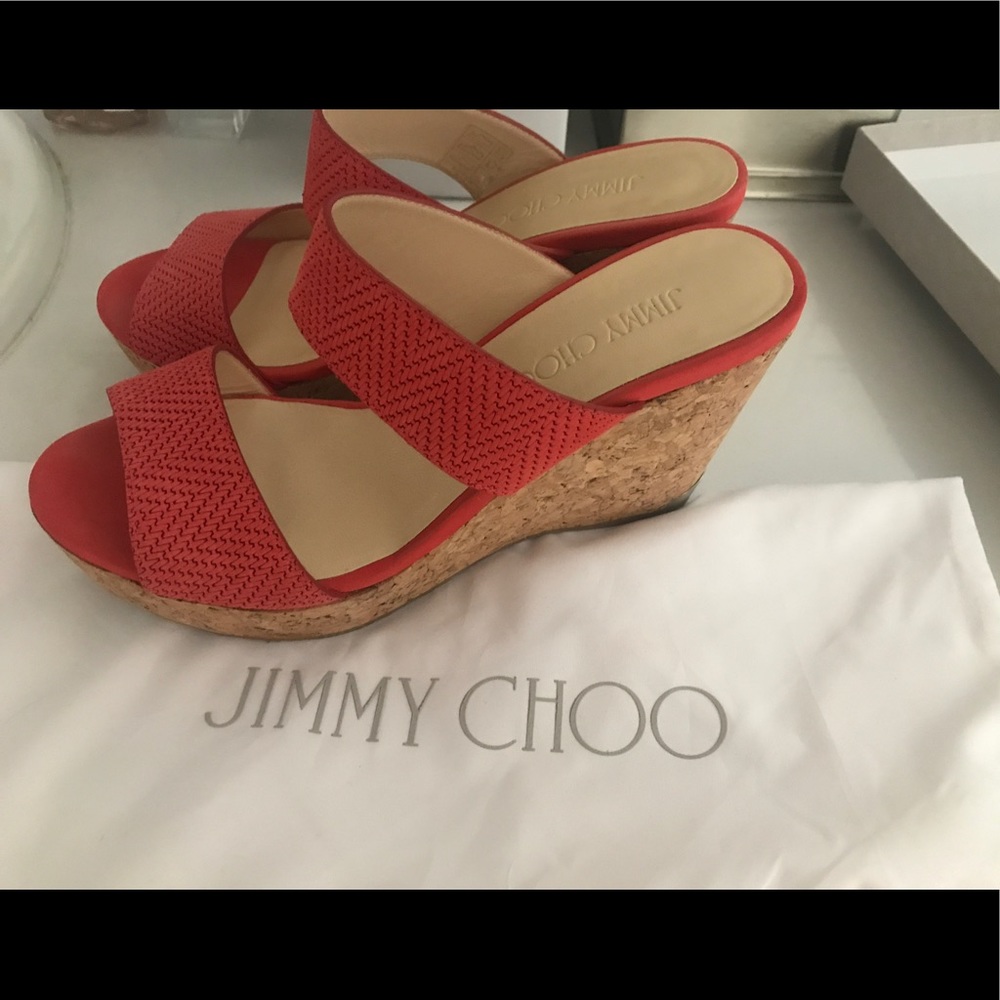 Jimmy Choo Wedge Sandals NEW**